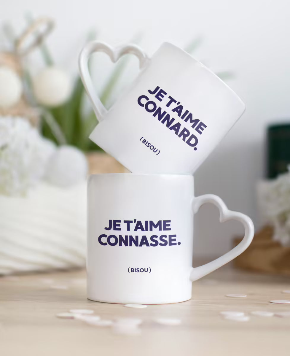 Mug Céramique "Je t'aime Connard" Monsieur TSHIRT