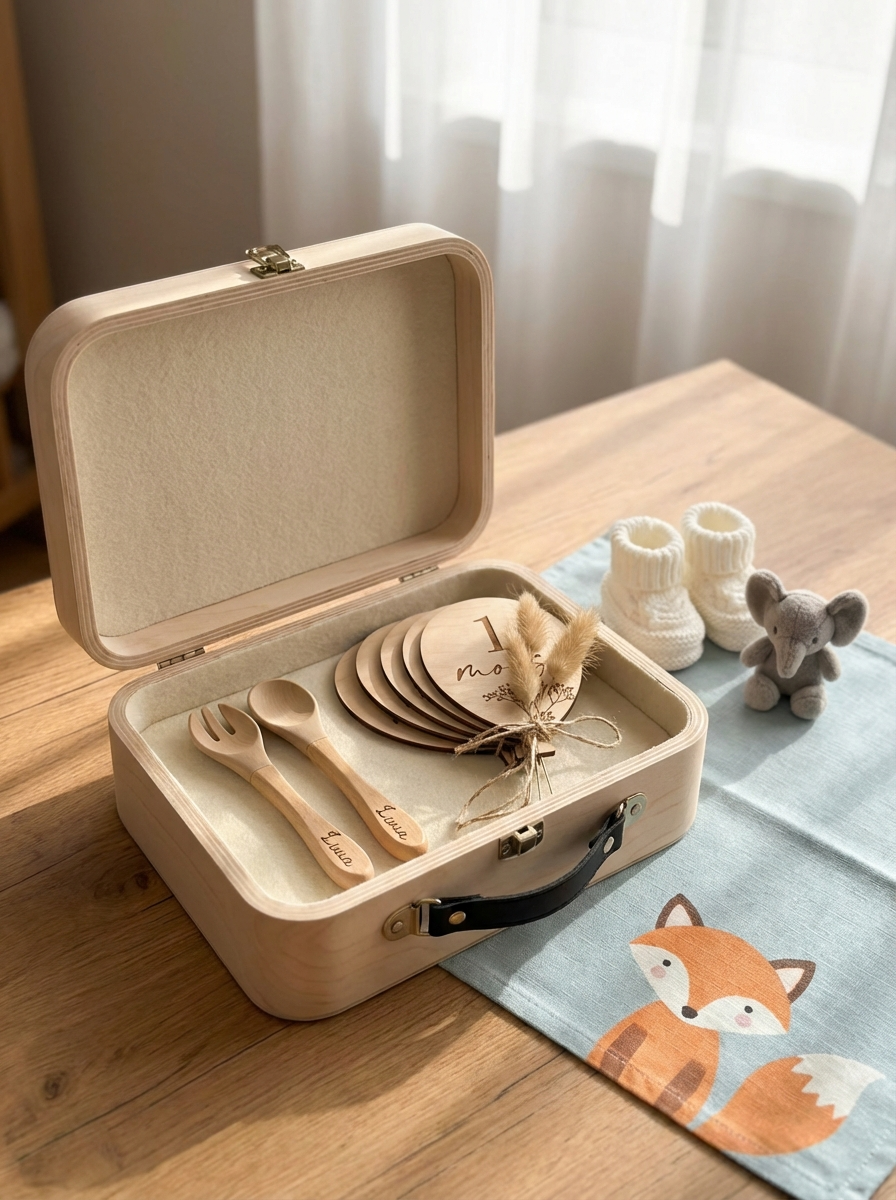 Coffret Naissance et souvenirs Atelier MFK