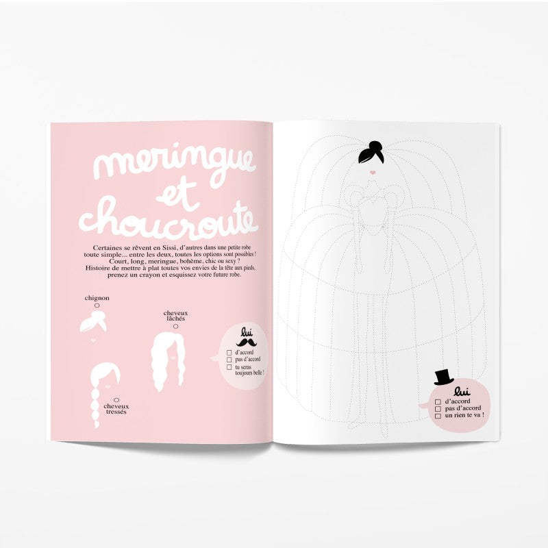 Cahier de Mariage Oh My God Je Me Marie - détail