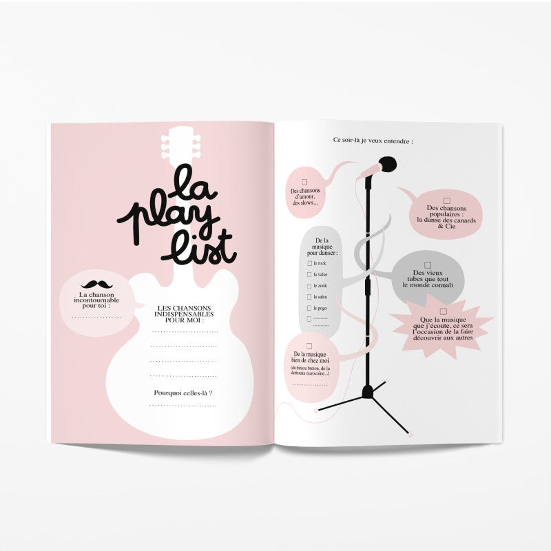 Cahier de Mariage Oh My God Je Me Marie - activités
