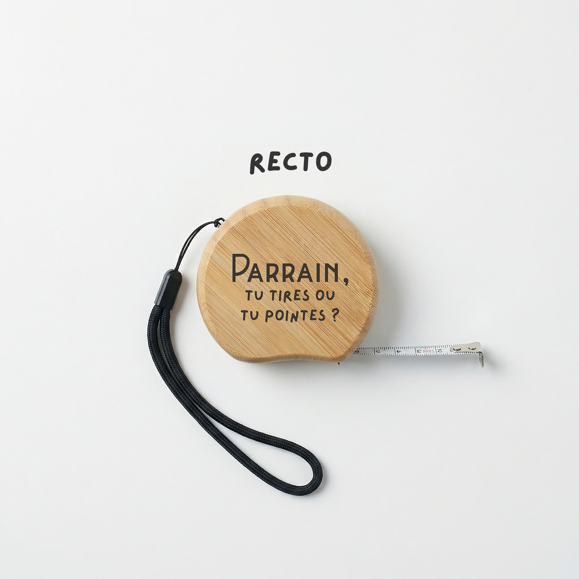 Mètre de pétanque en bois personnalisé Atelier MFK