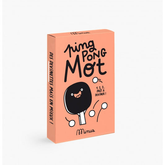 Mini Jeu Ping Pong Mot - Minus Éditions - visuel 1