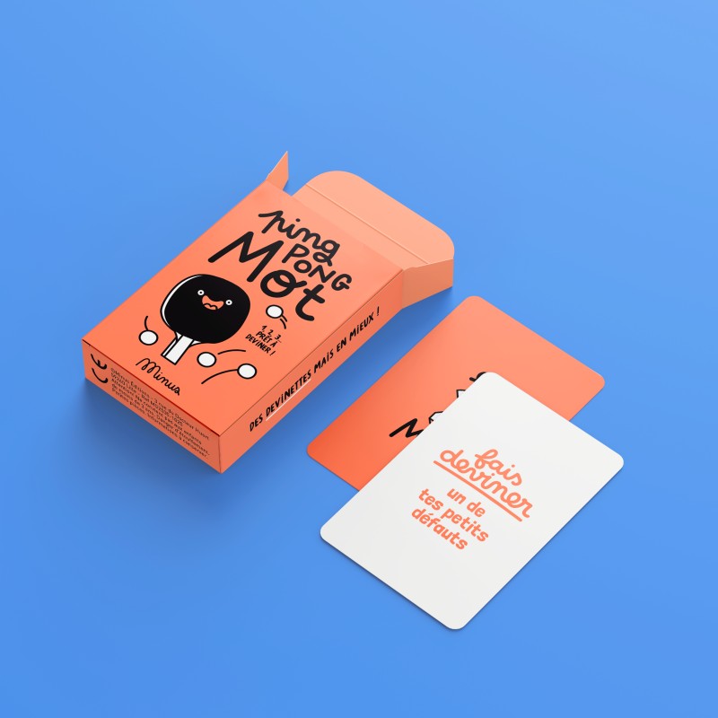 Mini Jeu Ping Pong Mot - Minus Éditions - visuel 2