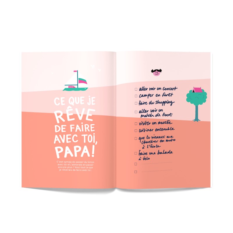 Livre à remplir Tel Père Telle Fille - activités
