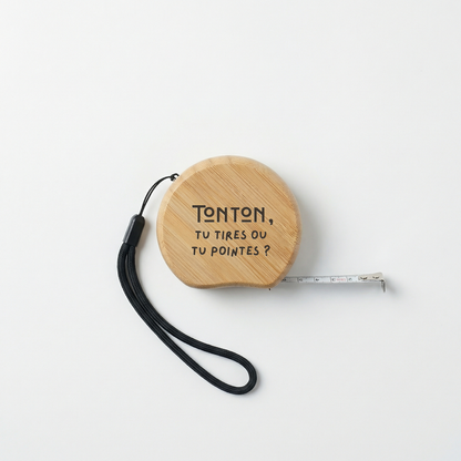 Mètre de pétanque en bois personnalisé Atelier MFK