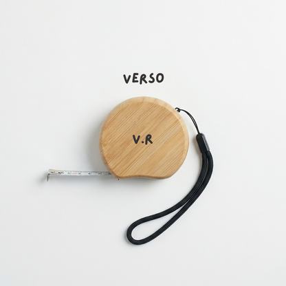 Mètre de pétanque en bois personnalisé Atelier MFK