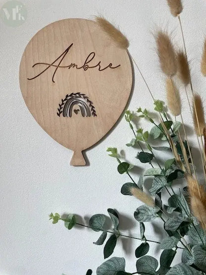 Décoration murale ballon personnalisée Atelier MFK