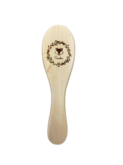 Brosse en bois personnalisée